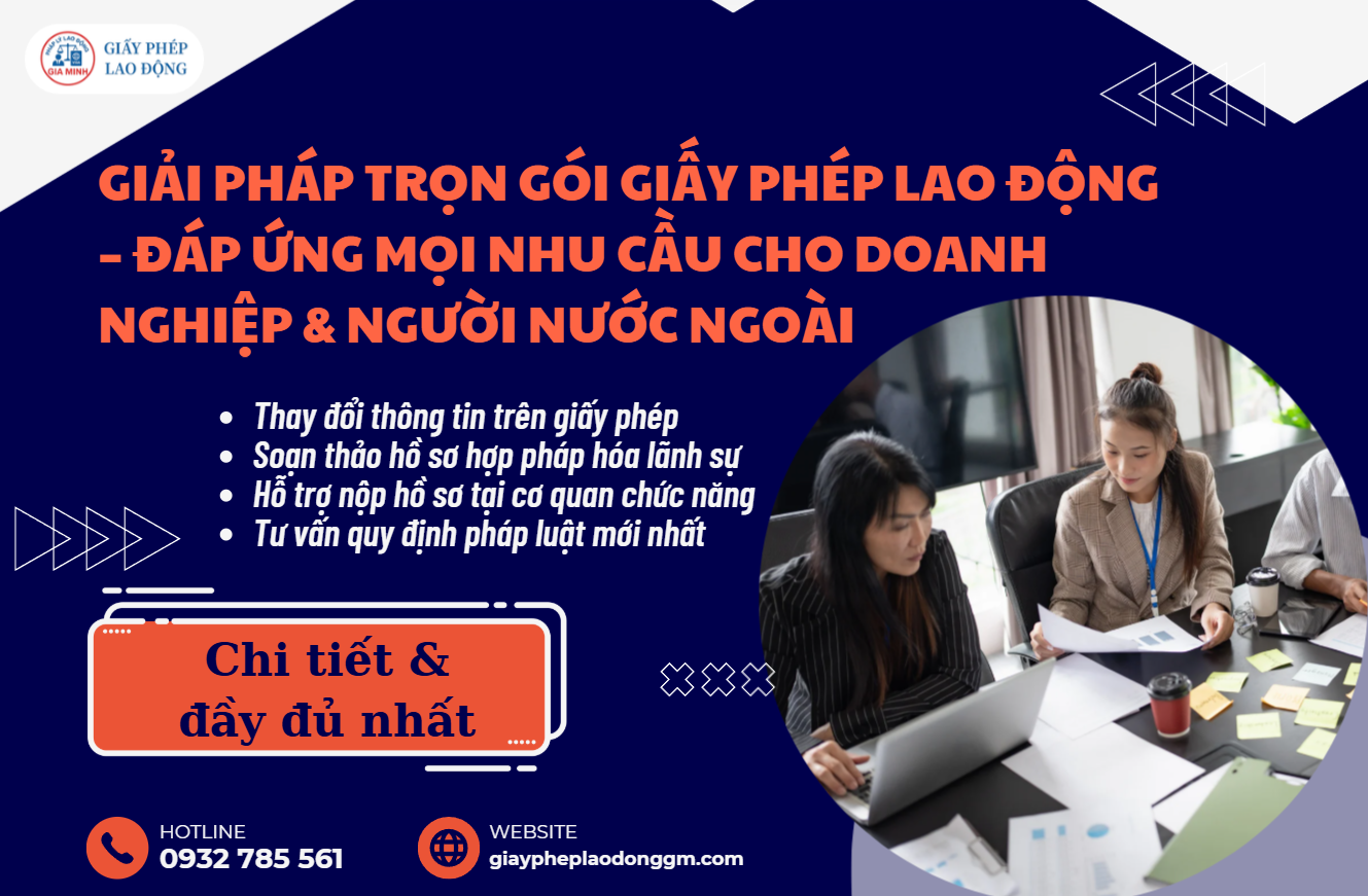 Dịch vụ xin work permit cho chuyên gia tại TPHCM
