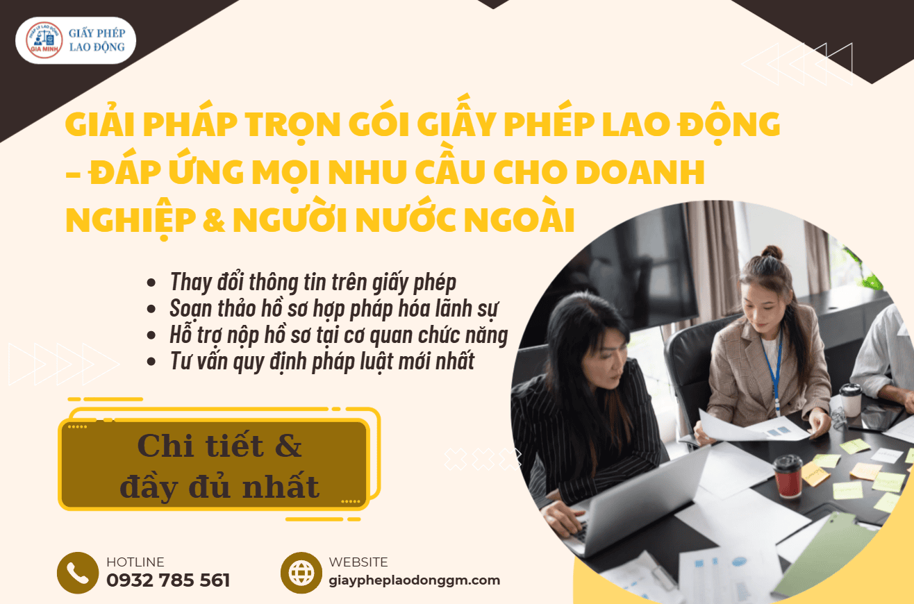 Dịch vụ xin miễn giấy phép lao động của Gia Minh
