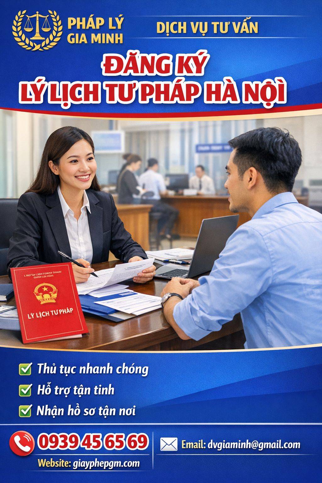 Bảng giá lý lịch tư pháp Hà Nội mới nhất