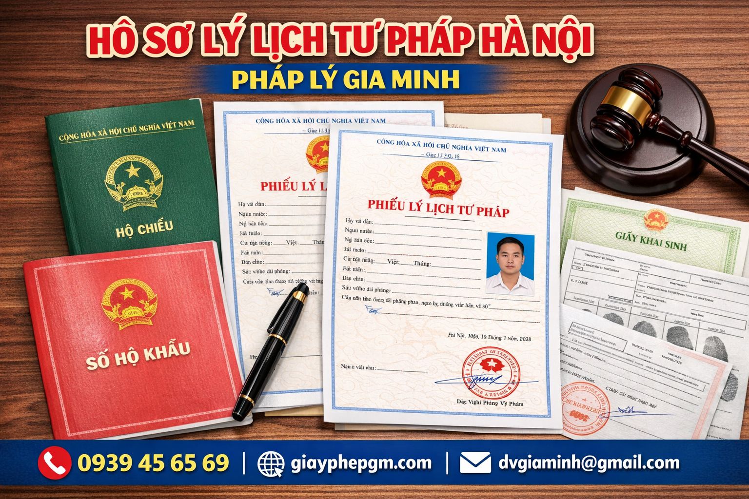 Cổng dịch vụ công đăng ký lý lịch tư pháp Hà Nội