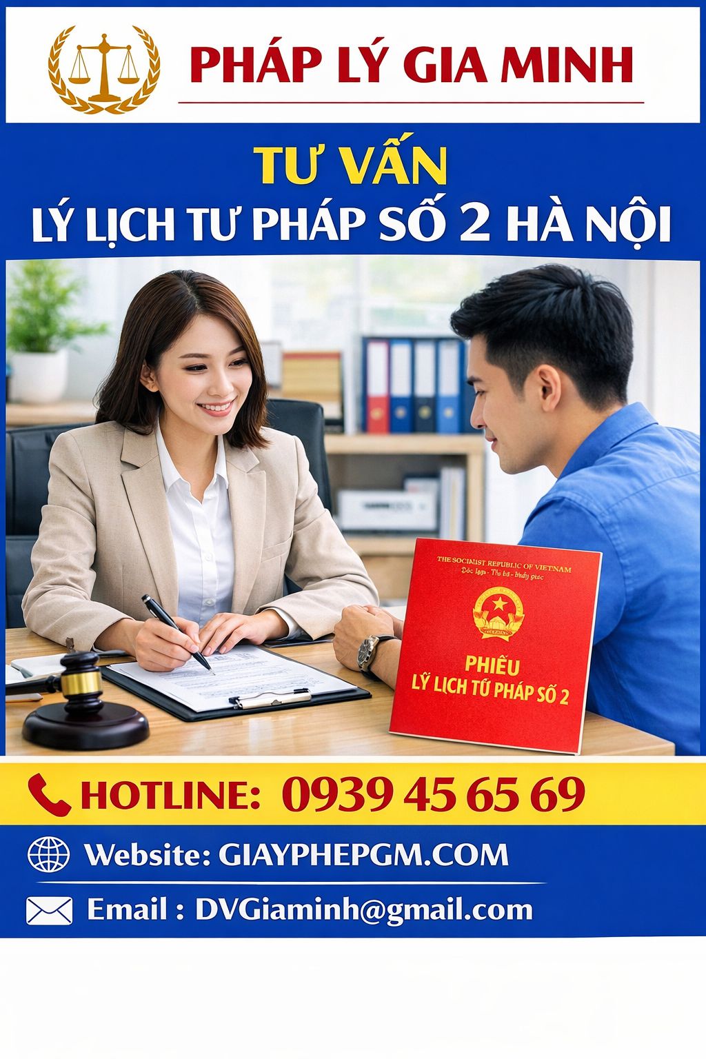 Hướng dẫn đăng ký cấp phiếu lý lịch tư pháp online Hà Nội