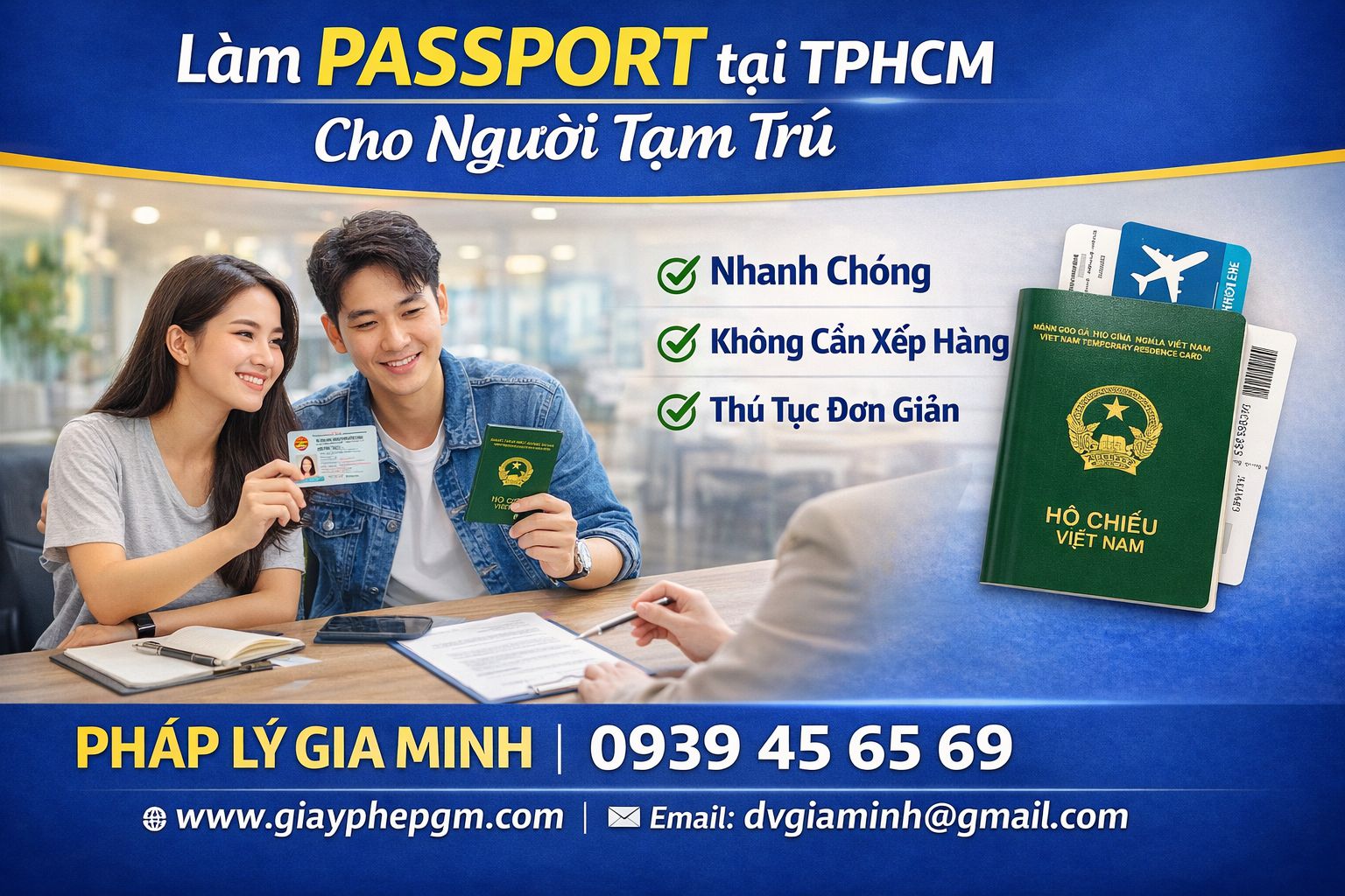 dịch vụ làm hộ chiếu tphcm hỗ trợ tận nơi