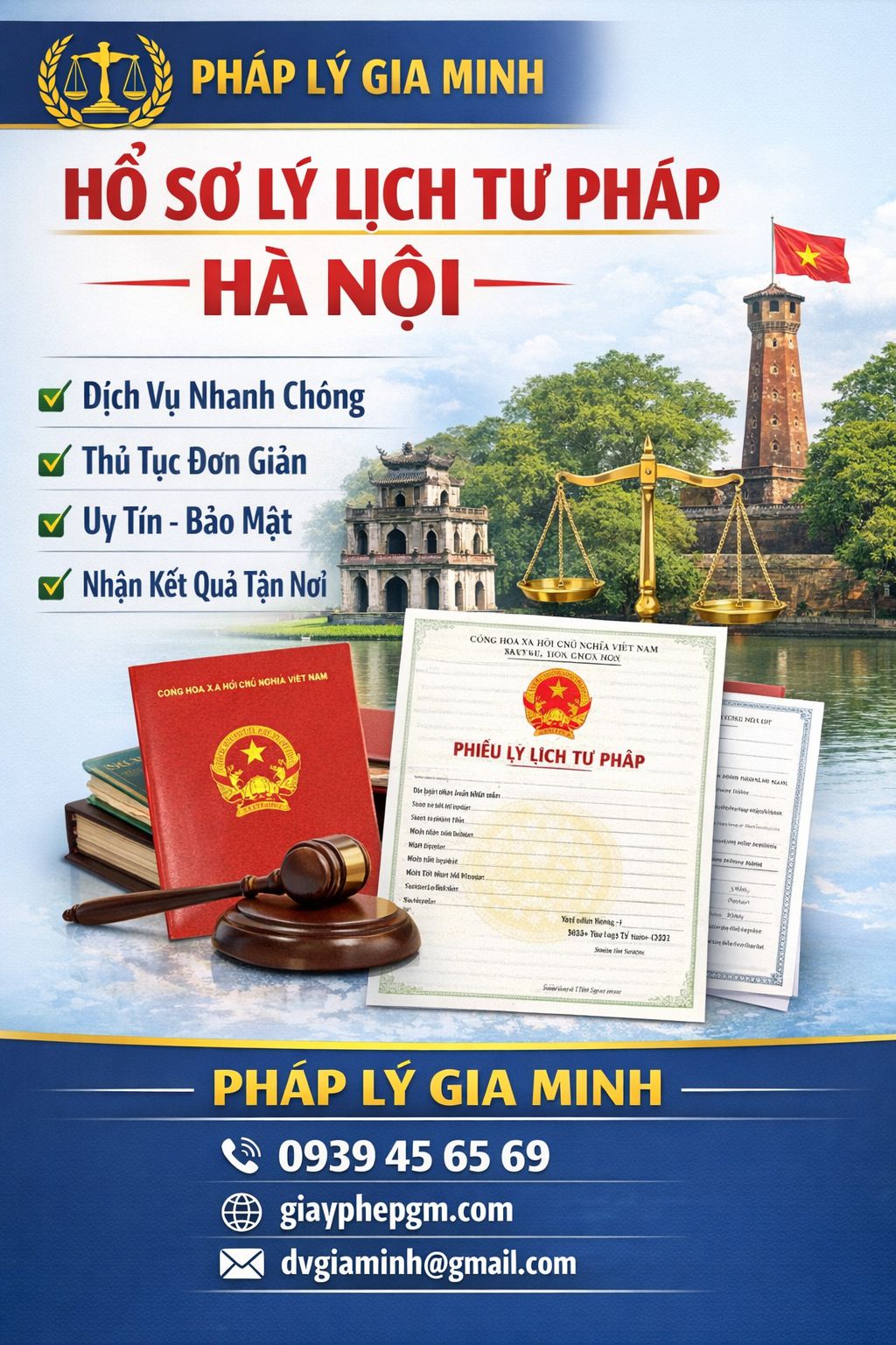 Dịch vụ lý lịch tư pháp Hà Nội