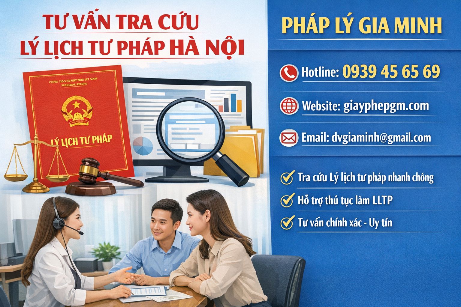 Hồ sơ cần chuẩn bị lý lịch tư pháp Hà Nội