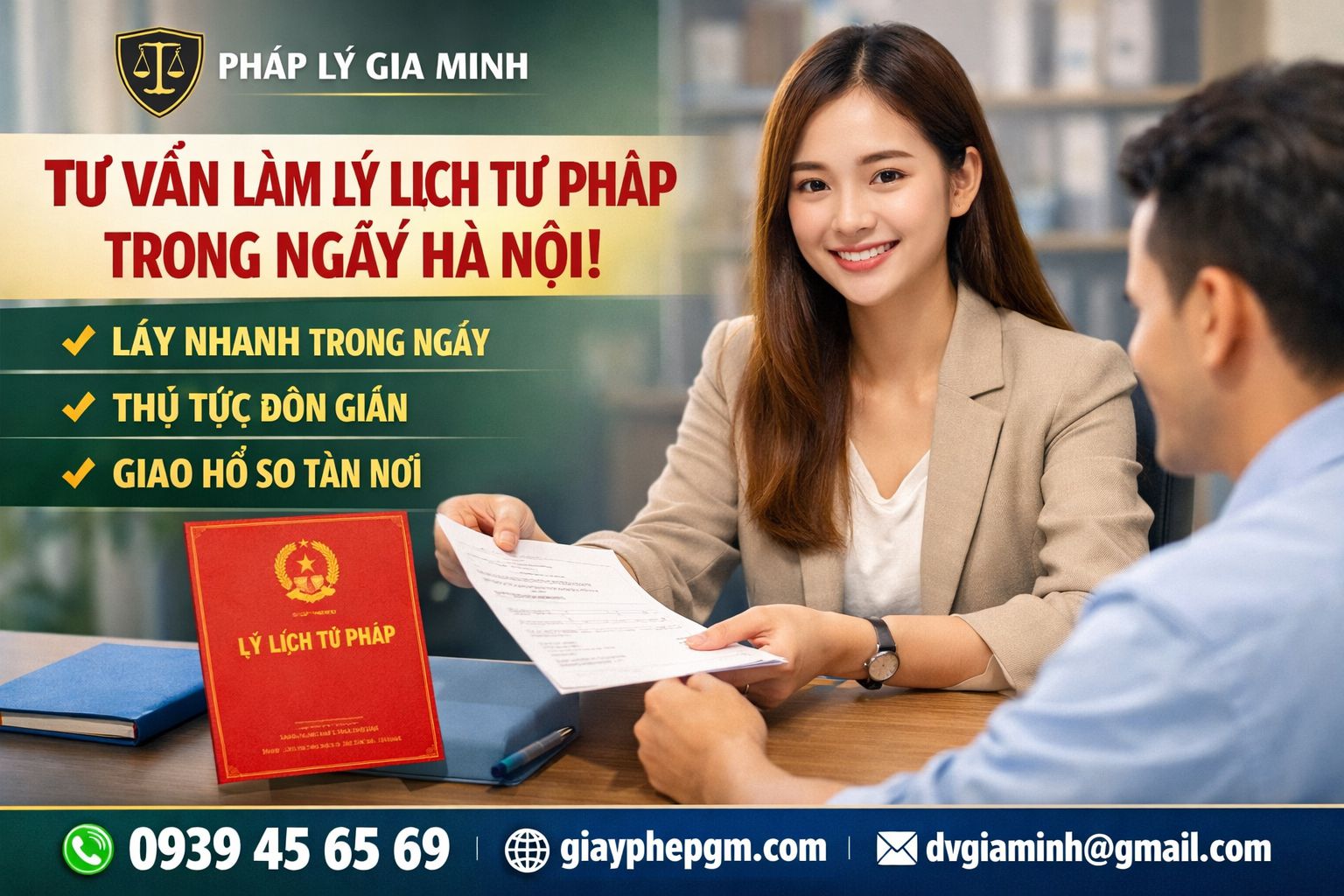 Hồ sơ xin việc cần lý lịch tư pháp tại Hà Nội