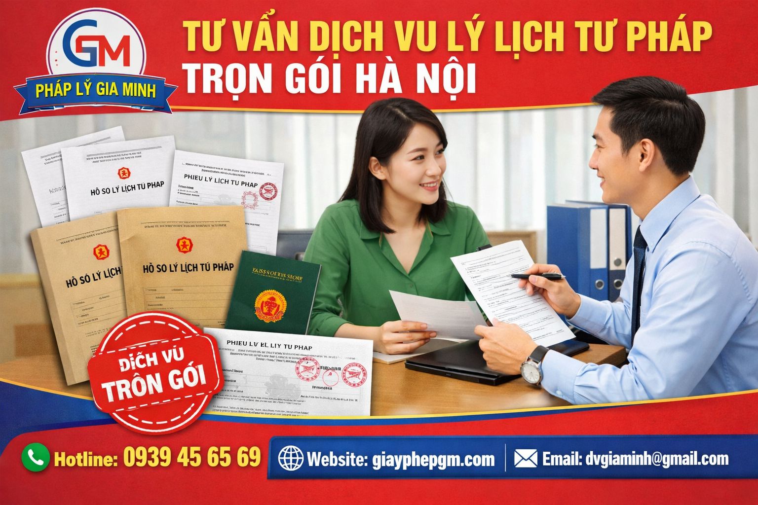 Nộp hồ sơ lý lịch tư pháp tại Hà Nội