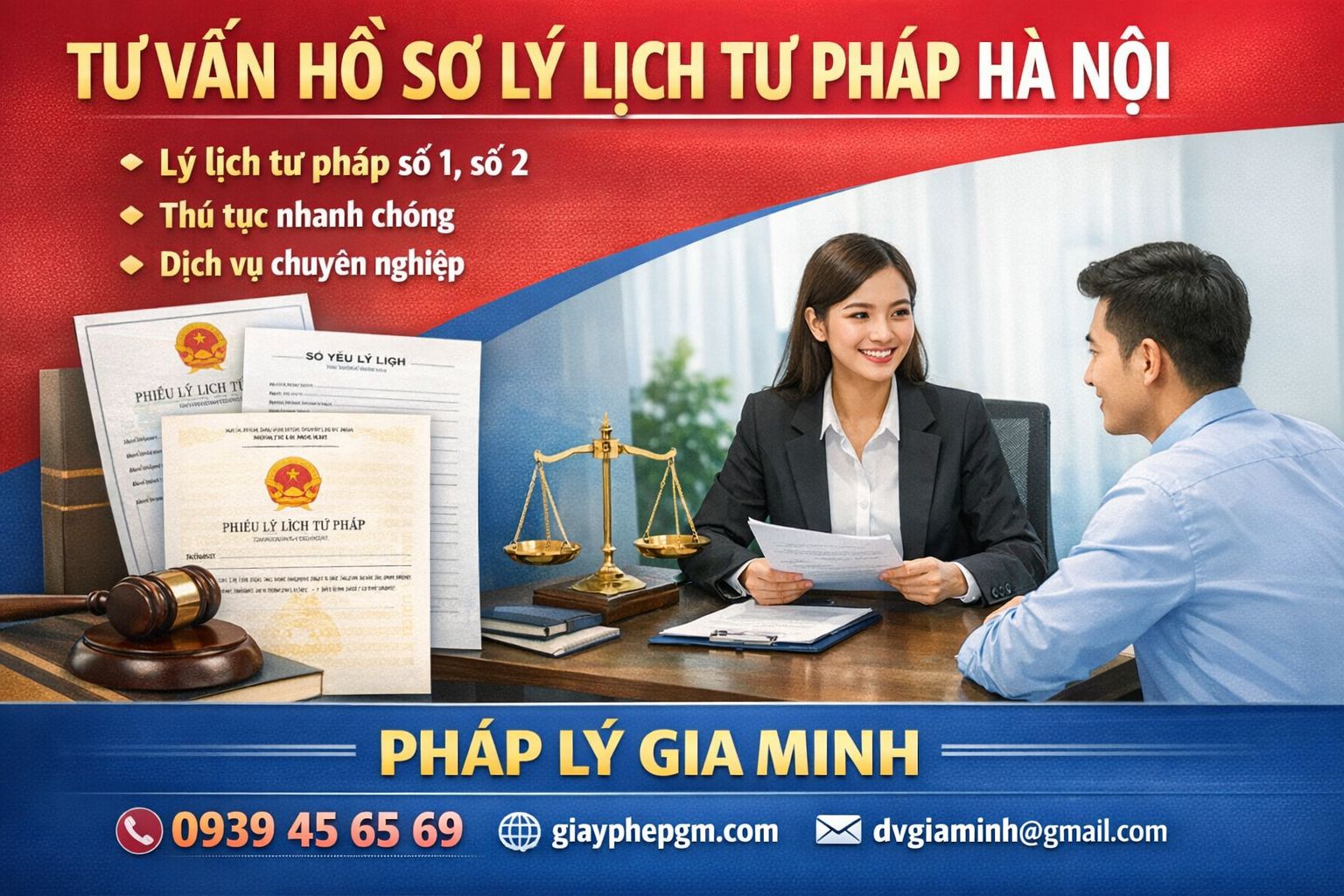 Nơi cấp lý lịch tư pháp tại Hà Nội