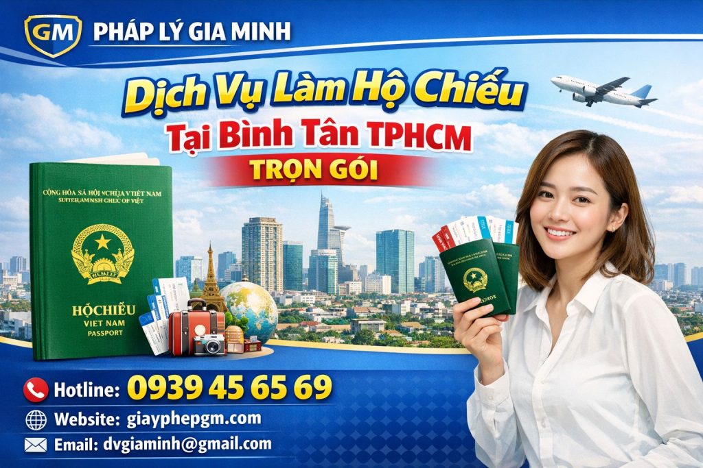 thủ tục cấp hộ chiếu tphcm online