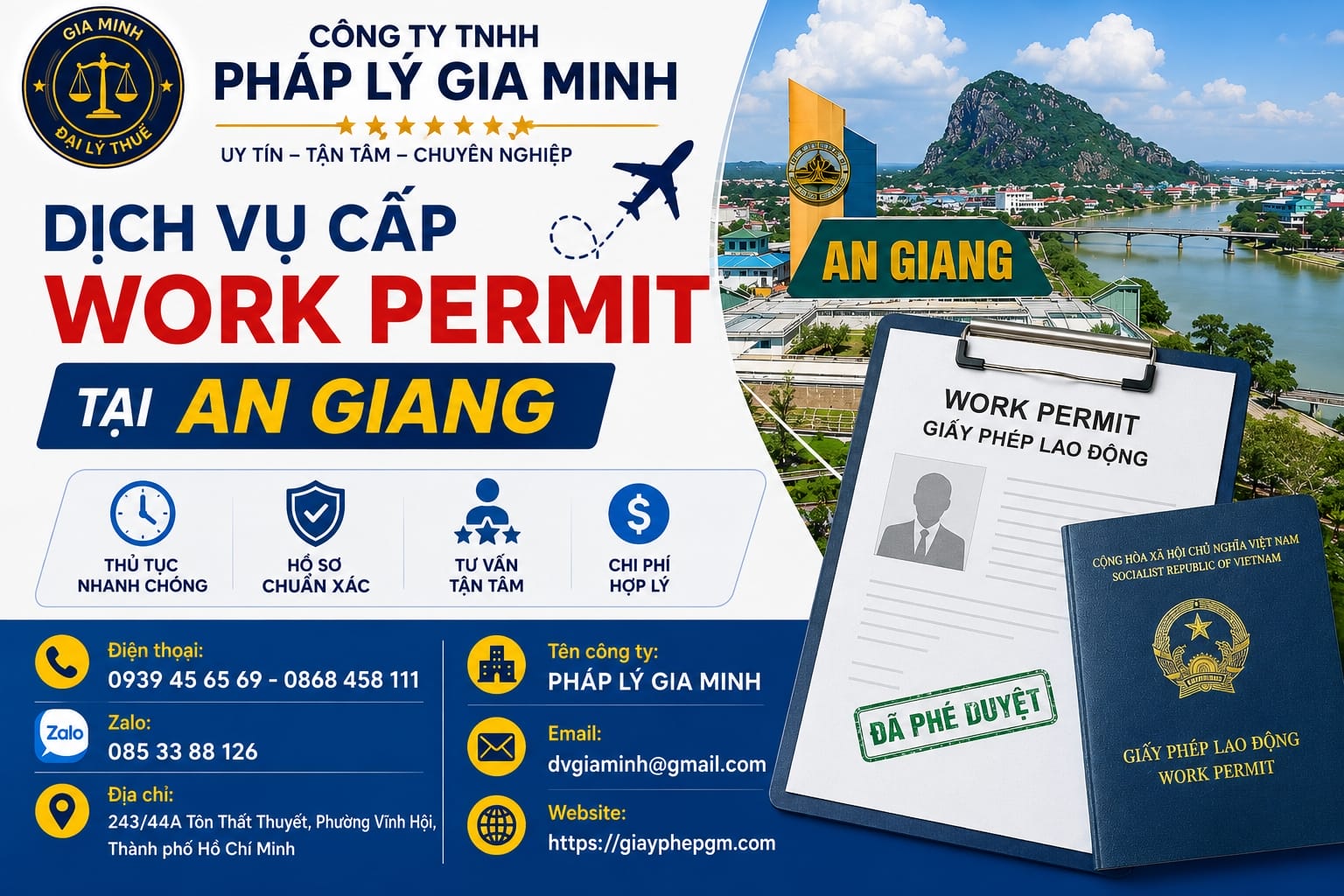 Dịch vụ cấp work permit tại An Giang