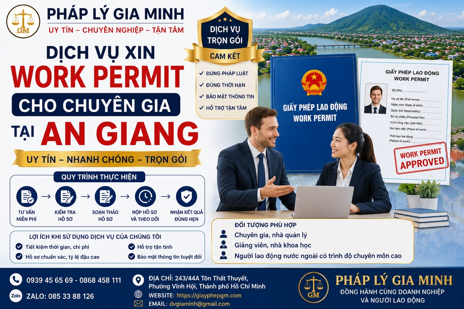 Làm giấy phép lao động cho chuyên gia tại An Giang uy tín – Giải pháp nhanh, chuẩn pháp lý, hỗ trợ toàn quốc (nhấn mạnh Thanh Hóa) 5 Dịch vụ xin work permit cho chuyên gia tại An Giang