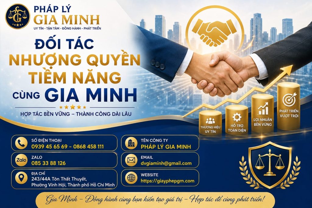 Đối tác nhượng quyền tiềm năng cùng Gia Minh