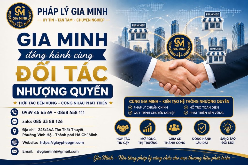 Gia Minh đồng hành cùng đối tác nhượng quyền