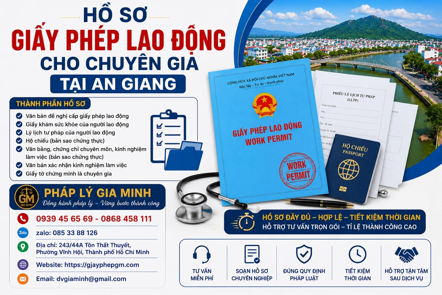 Làm giấy phép lao động cho chuyên gia tại An Giang uy tín – Giải pháp nhanh, chuẩn pháp lý, hỗ trợ toàn quốc (nhấn mạnh Thanh Hóa) 4 Hồ sơ giấy phép lao động cho chuyên gia tại An Giang