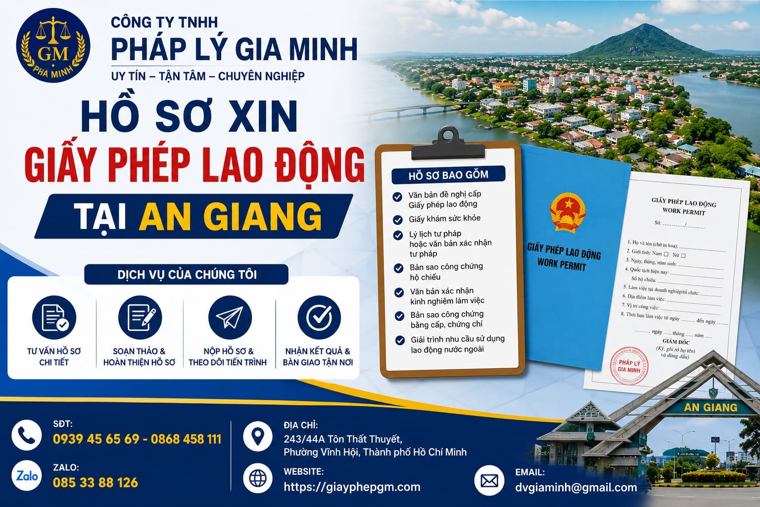 Hồ sơ xin giấy phép lao động tại An Giang