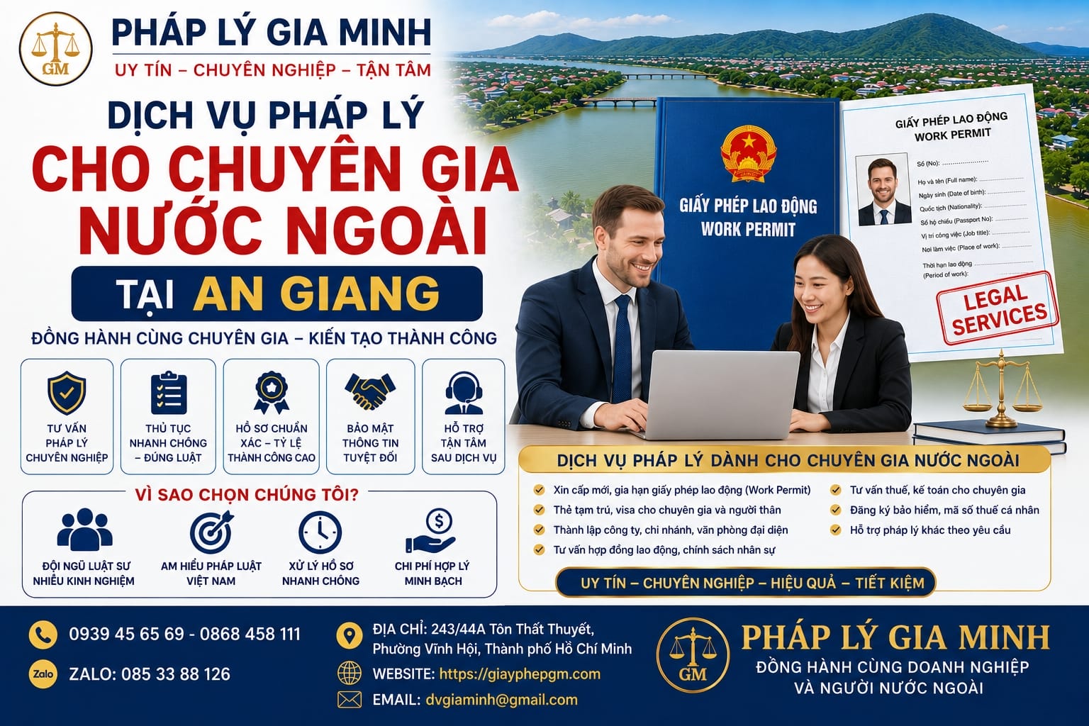 Làm giấy phép lao động cho chuyên gia tại An Giang uy tín – Giải pháp nhanh, chuẩn pháp lý, hỗ trợ toàn quốc (nhấn mạnh Thanh Hóa) 9 Làm work permit cho quản lý nước ngoài tại An Giang
