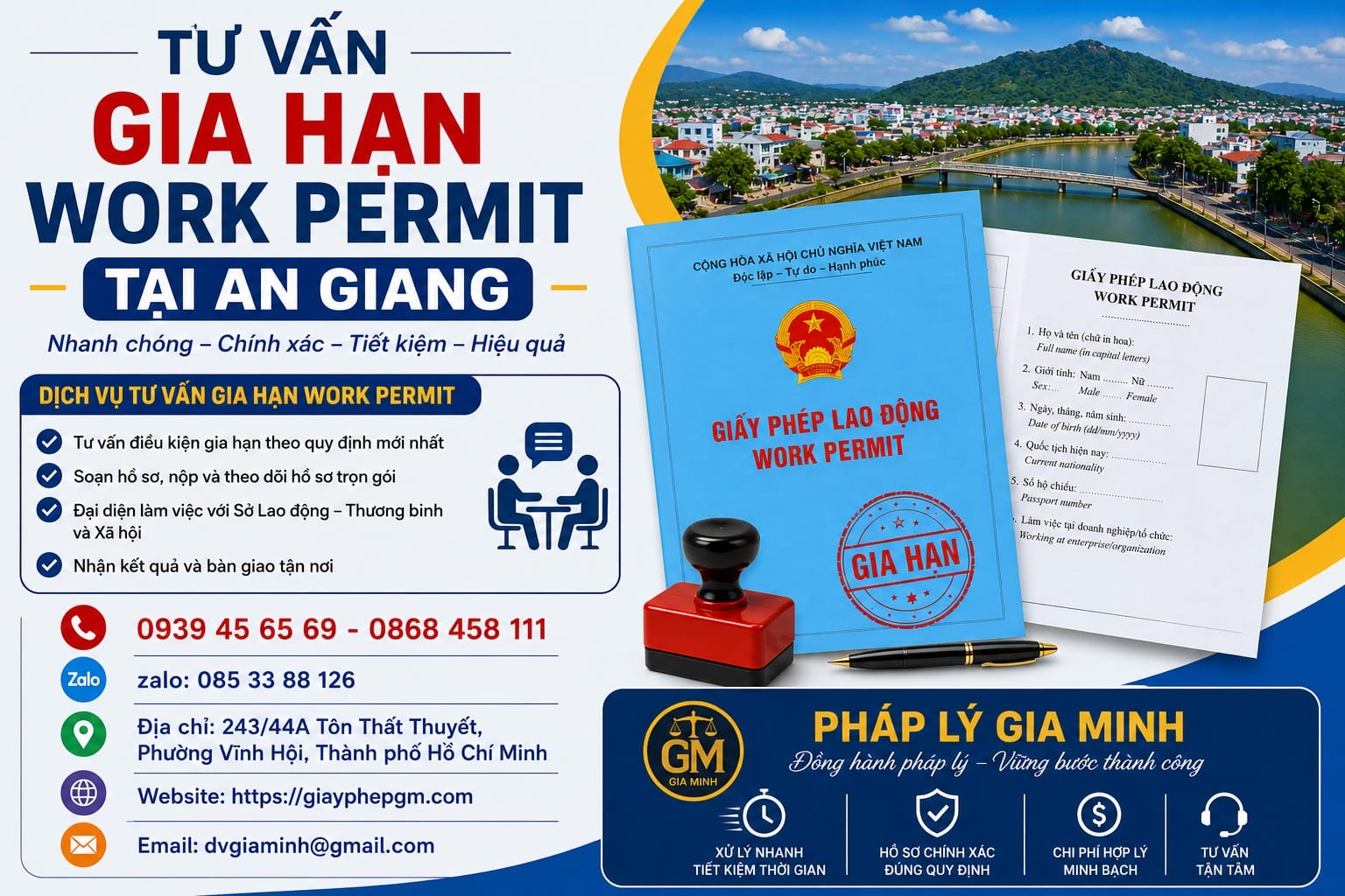 Tư vấn gia hạn work permit tại An Giang
