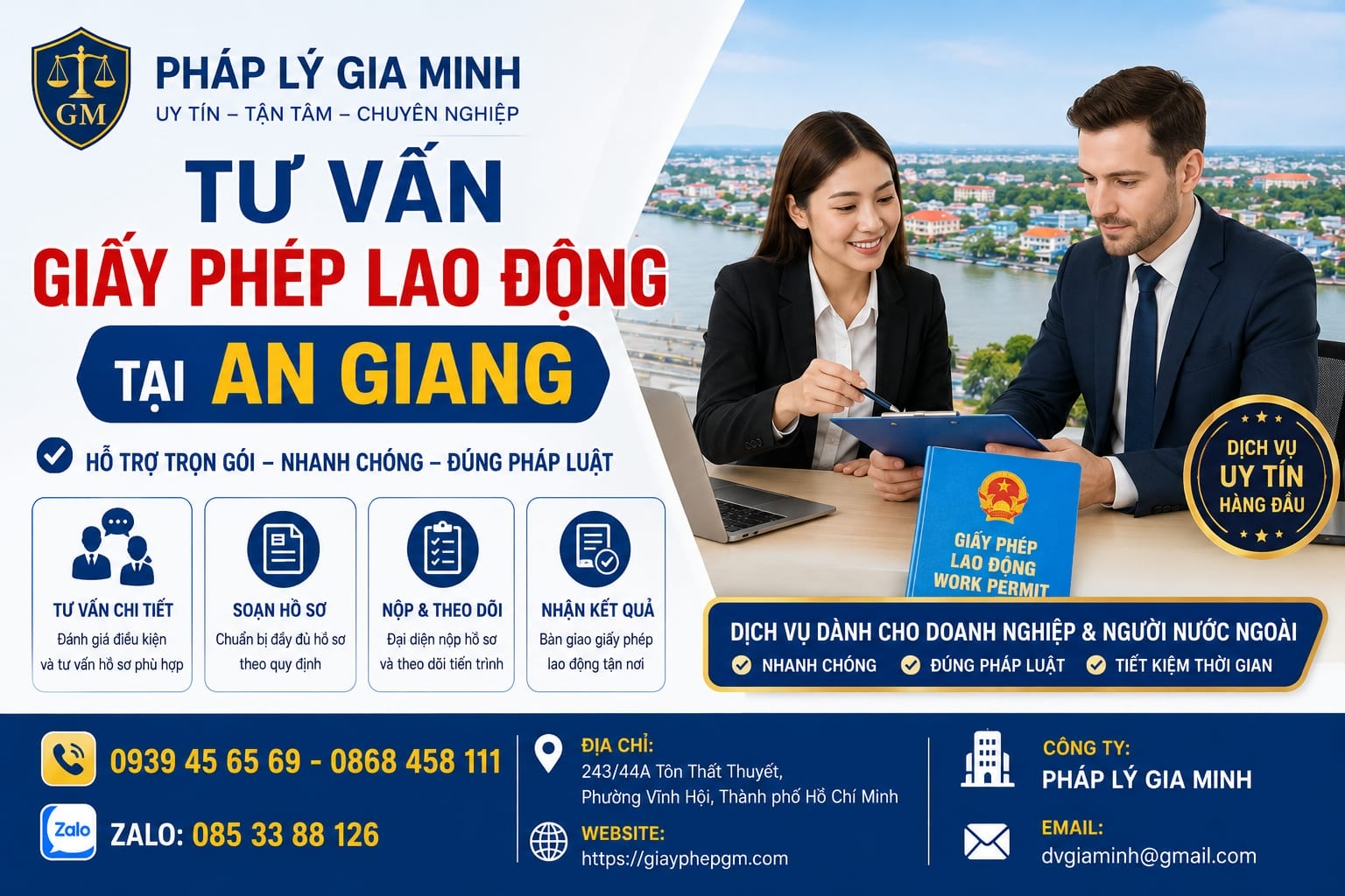 Tư vấn giấy phép lao động tại An Giang