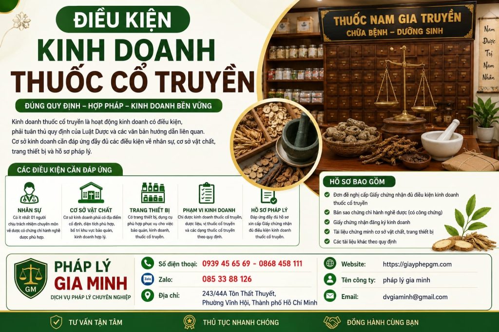 Điều kiện kinh doanh thuốc cổ truyền và hồ sơ cần chuẩn bị 7 Điều Kiện Kinh Doanh Thuốc Cổ Truyền