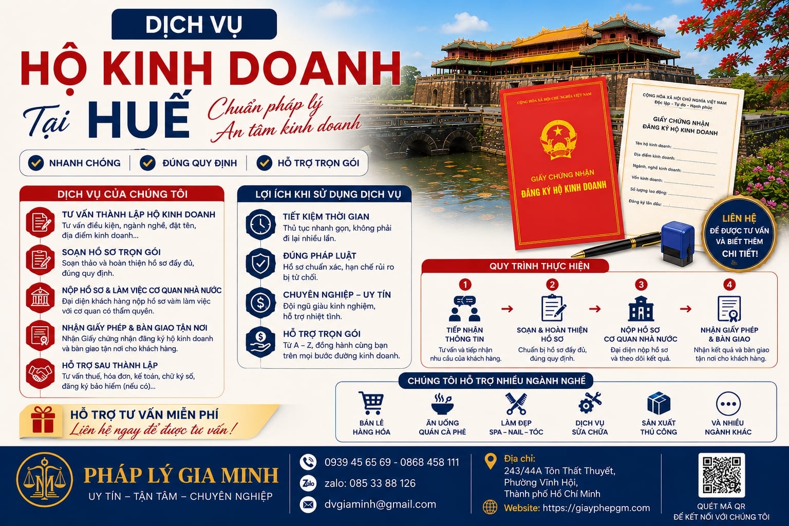 Dịch vụ hộ kinh doanh tại Huế