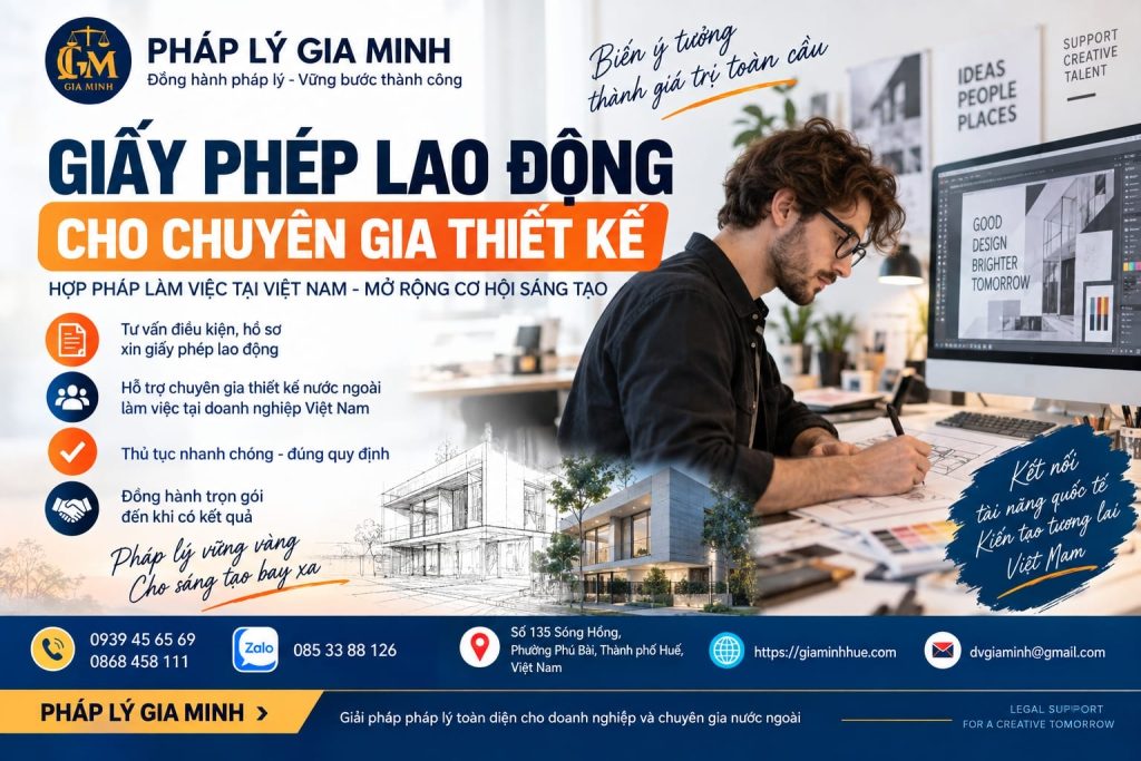 Giấy phép lao động cho chuyên gia thiết kế 7 Giấy phép lao động cho chuyên gia thiết kế