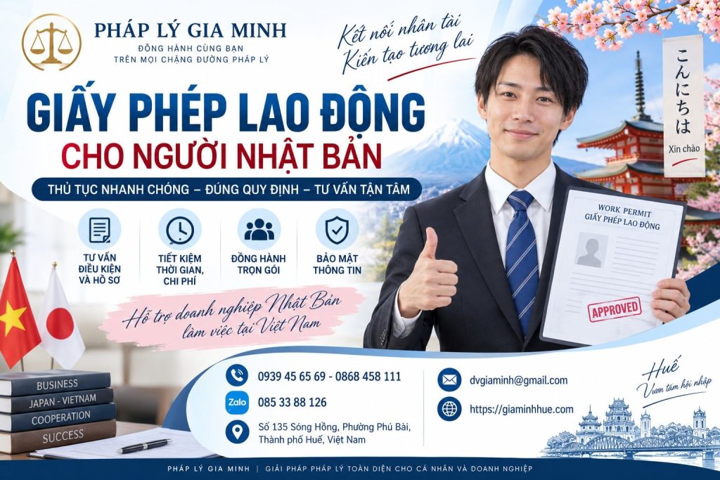 Giấy phép lao động cho người Nhật Bản 4 Giấy phép lao động cho người Nhật Bản